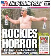 June 2, 2025 New York Post Front Cover