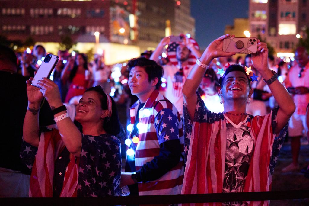 Last year's display was in the Hudson River for the first time in nearly a decade.