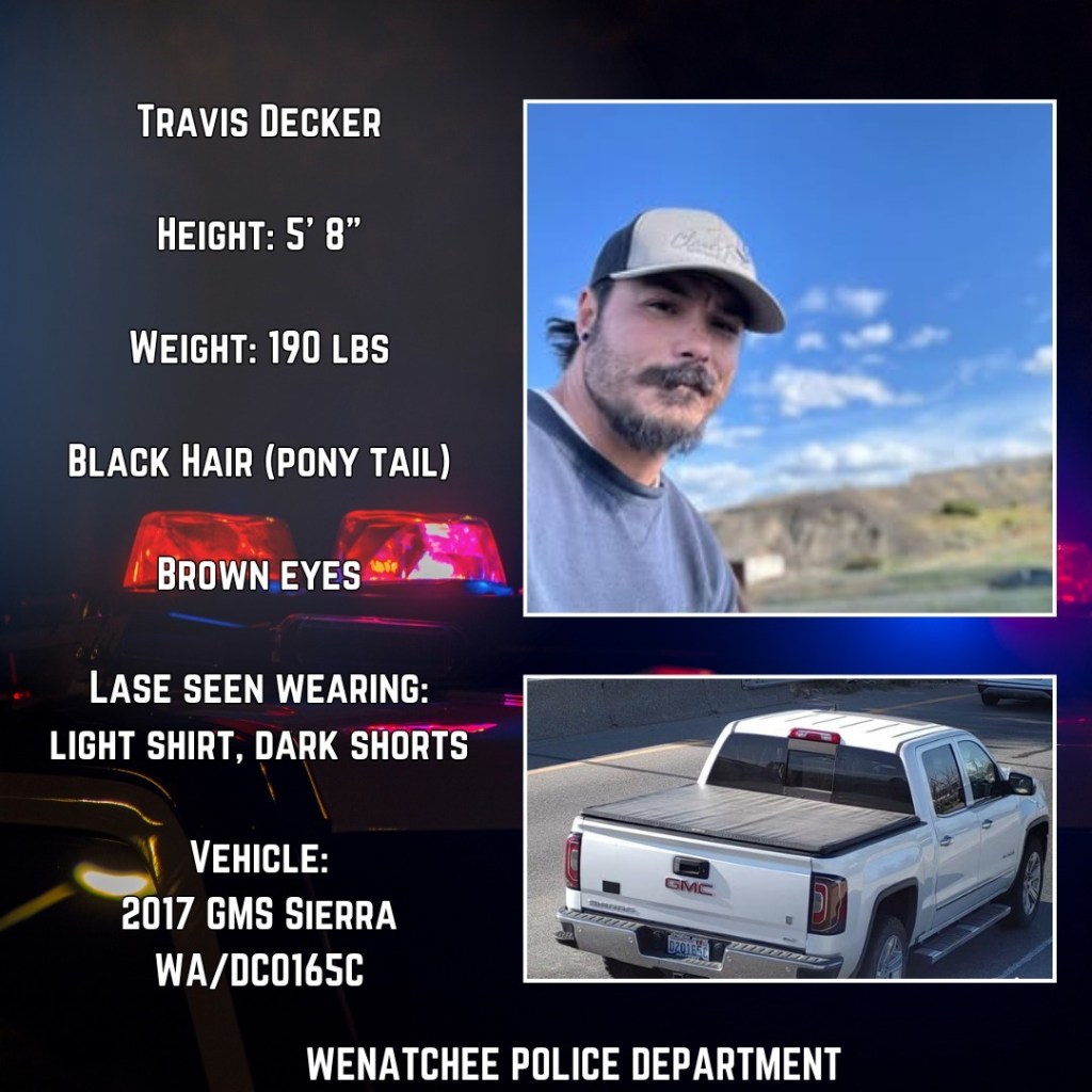 Police are looking for Travis Decker, 32, the father of Paitlyn, Evelyn and Olivia Decker who have disappeared after a planned visitation Friday May 30.