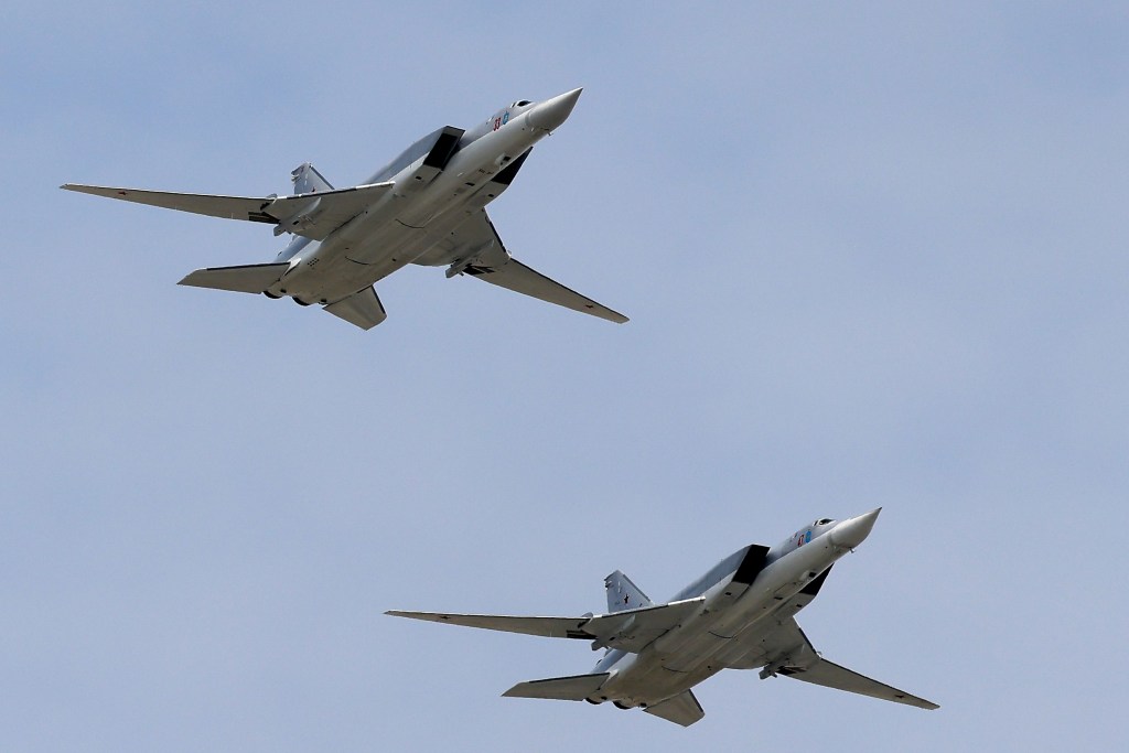 Russian TU-22 fighter jets